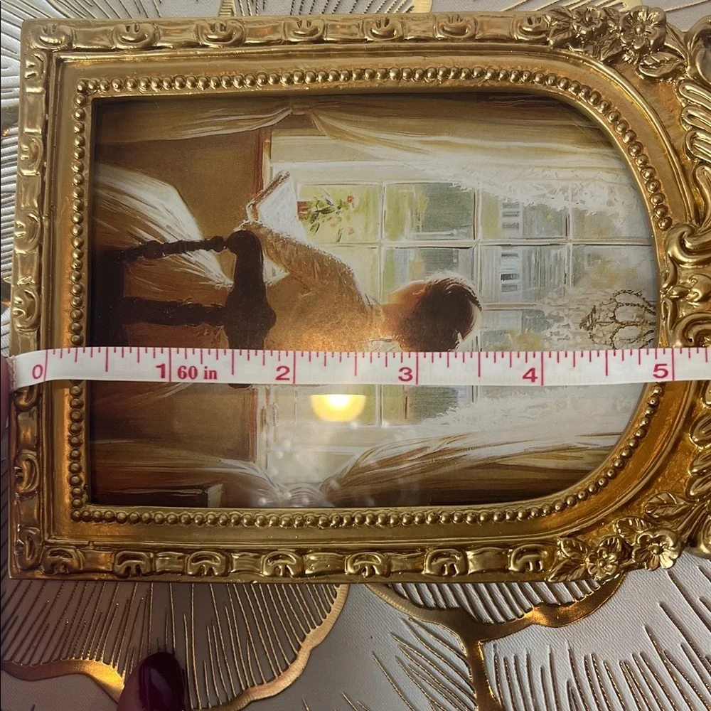 Elegant Gold Ornate Picture Frame 4x6 inch frame